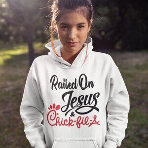 Raised on Jesus hoodie